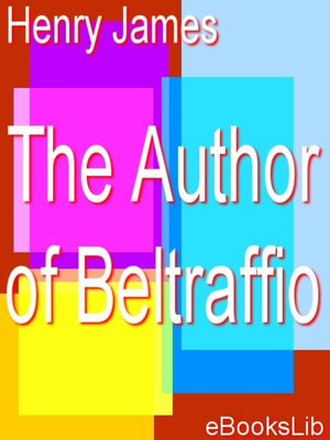 cover image of The Author of Beltraffio